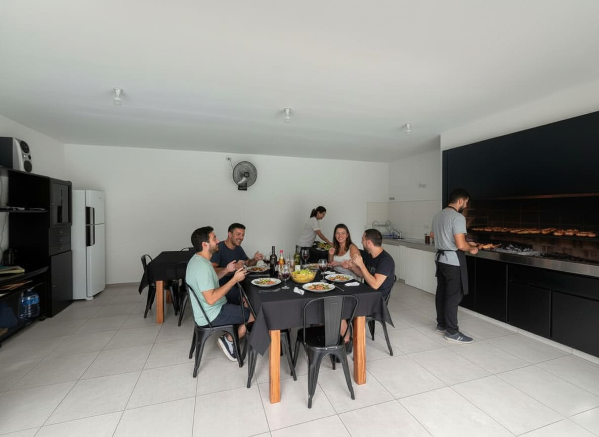 Quincho fines de semana en familia